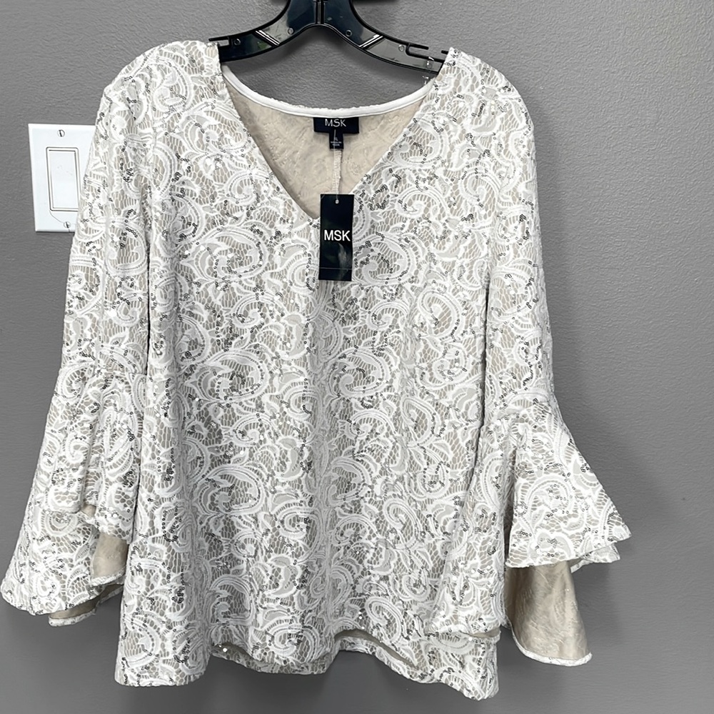 NWT / MSK Beaded Tunic